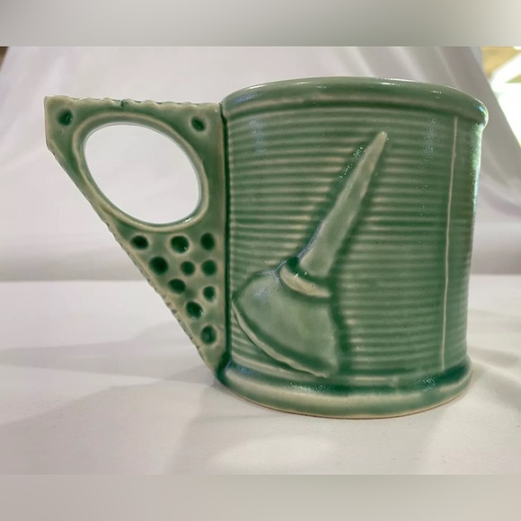 Tin Man Handmade Ceramic Mug Wizard of Oz - Handmade Billy Ware Cup 16 Oz - Picture 4 of 9